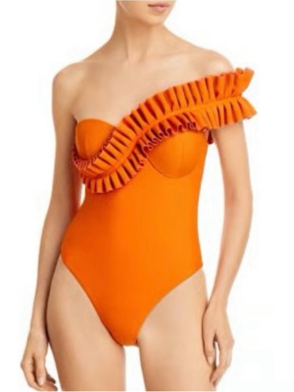 Andrea Iyamah NISI One Piece Swimsuit Sand Size Medium